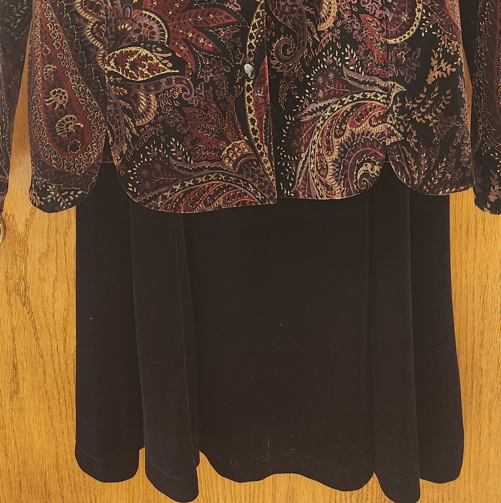 Coldwater Creek Multicolor Paisley Blazer